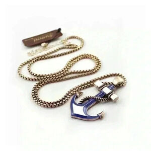 Vintage look Anchor necklace